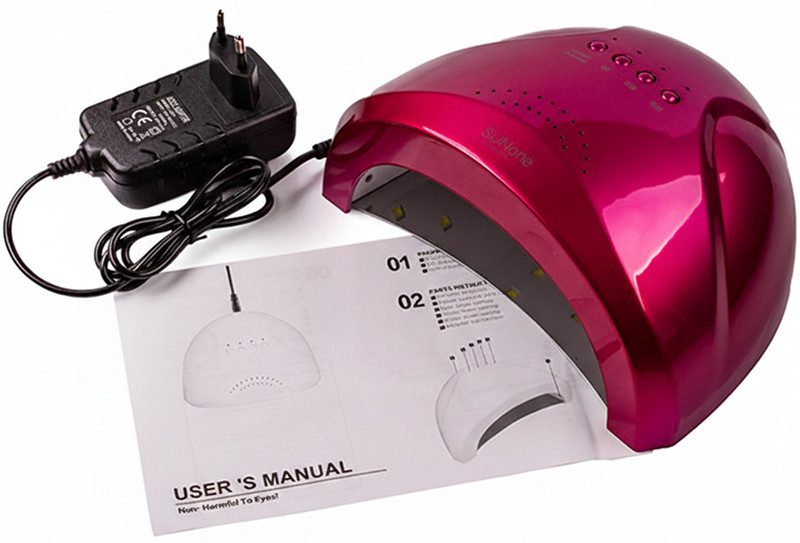лампа для маникюра LED+UV Sun One Pink 48W  Фото 4 