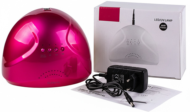 лампа для маникюра LED+UV Sun One Pink 48W  Фото 5 