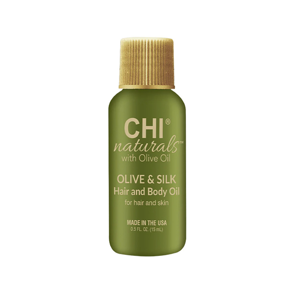 Шелковое масло с маслом Olive Organics Olive & Silk Hair and Body CHI 15 мл