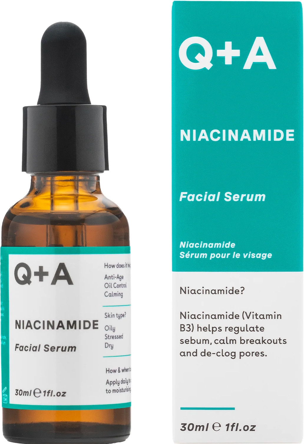 Сыворотка для лица с ниацинамидом Niacinamide Serum Q+A, 30 мл на beauty-prof.com Фото 2 Сыворотка для лица с ниацинамидом Niacinamide Serum Q+A, 30 мл Фото 2