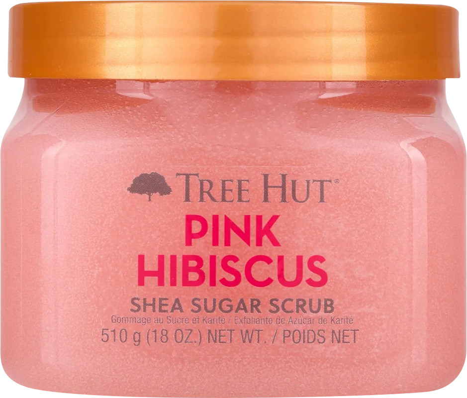 Скраб для тела Pink Hibiscus Sugar Scrub Tree Hut, 510 г