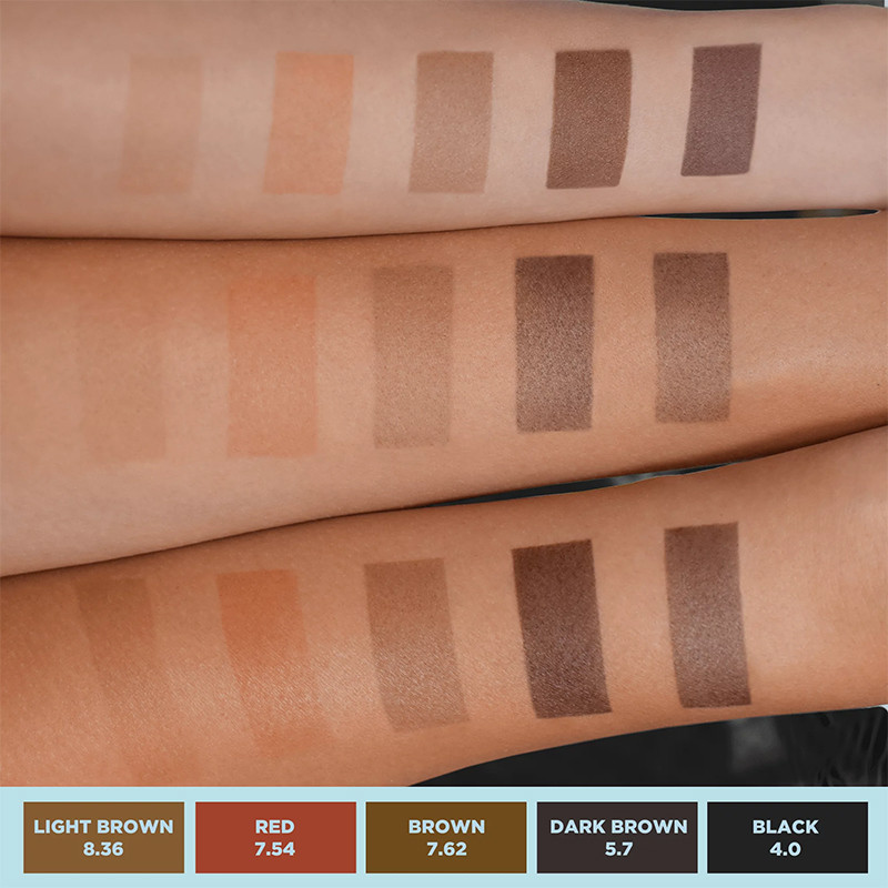 Фарба для брів та вій Liquid Hybrid Tint H2O Light Brown 8.36 OKO, 15 мл Фото 3