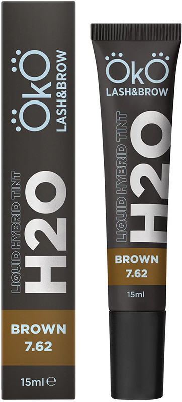 Краска для бровей и ресниц Liquid Hybrid Tint H2O Brown 7.62 OKO, 15 мл