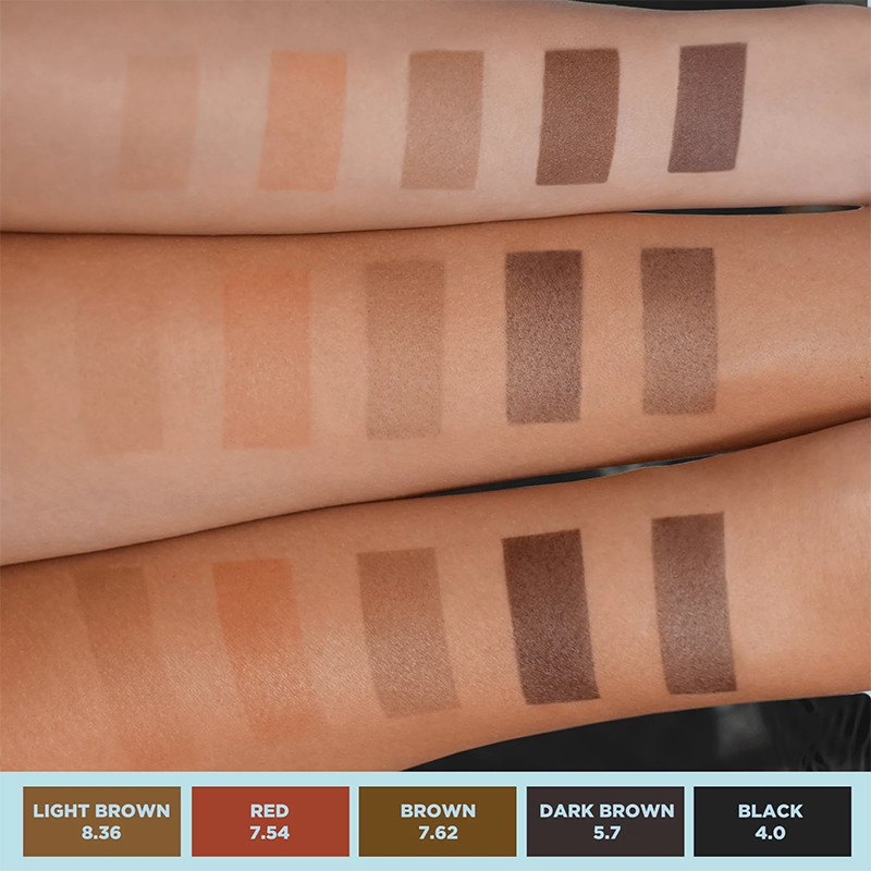 Краска для бровей и ресниц Liquid Hybrid Tint H2O Dark Brown 5.7 OKO, 15 мл  Фото 3 