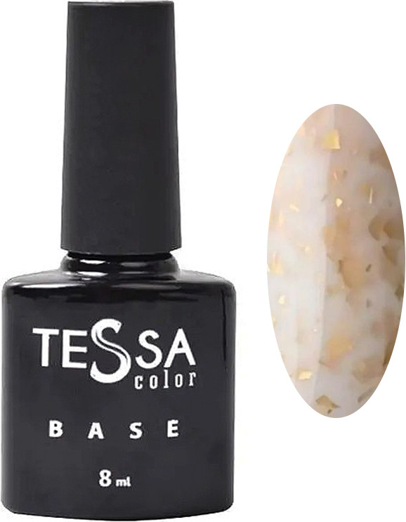 Основа каучуковая для гель-лака Milk Gold Tessa, 8 мл
