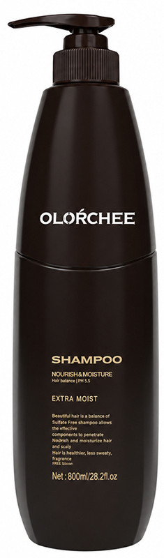Шампунь для живлення та зволоження волосся Nourishing Moisture Shampoo Olorchee, 800 мл