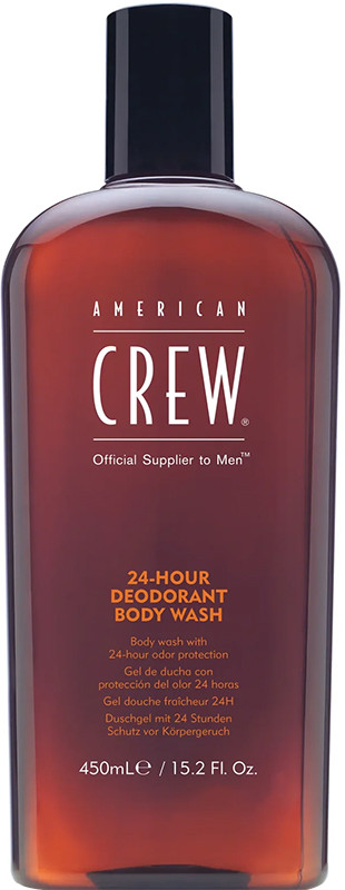 Гель для душа с дезодорирующим эффектом 24-hour Deodorant Body Wash American Crew, 450 мл