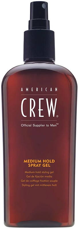 Спрей-гель средней фиксации Medium Hold Spray Gel American Crew, 250 мл