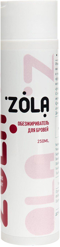 Знежирювачдля брів, 250 мл TM ZOLA