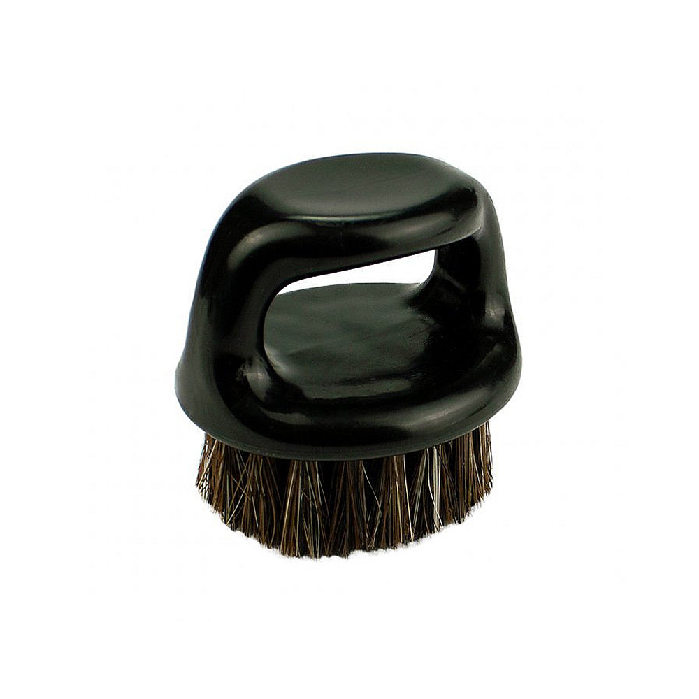 Щетка для бороды круглая с ручкой в коробочке Barber Nails Plus