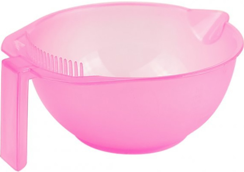 Миска для покраски круглая с ручкой и гребнем матовая 7095 Nails Plus