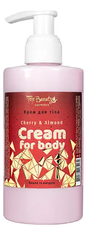 Крем для тіла Вишня та Мигдаль Top Beauty, 275 мл