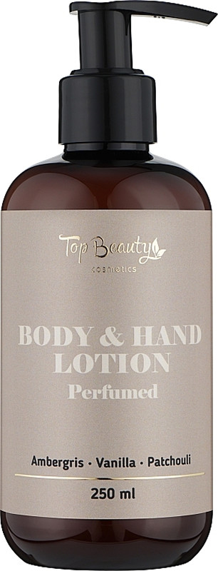 Лосьон для рук и тела парфюмированный Амбра-Ваниль-Пачули Top Beauty, 250 мл
