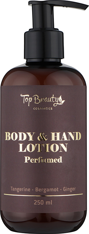 Лосьйон для рук і тіла парфумований Мандарин-Бергамот-Імбир Top Beauty, 250 мл