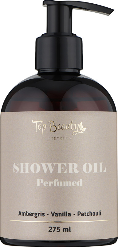 Масло для душа парфюмированное Амбра-Ваниль-Пачули Top Beauty, 275 мл