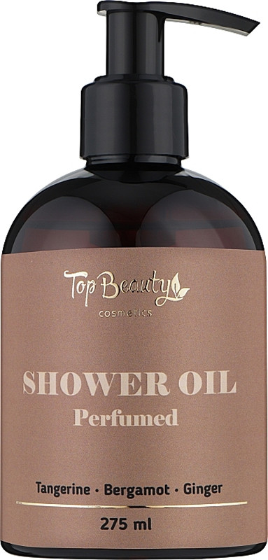 Масло для душа парфюмированное Мандарин-Бергамот-Имбирь Top Beauty, 275 мл