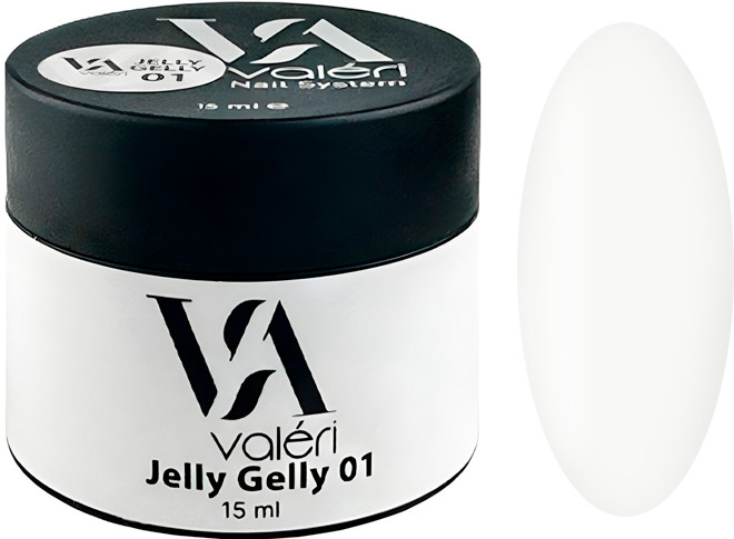 Гель-желе для ногтей Jelly gelly 01 Valeri, 15мл