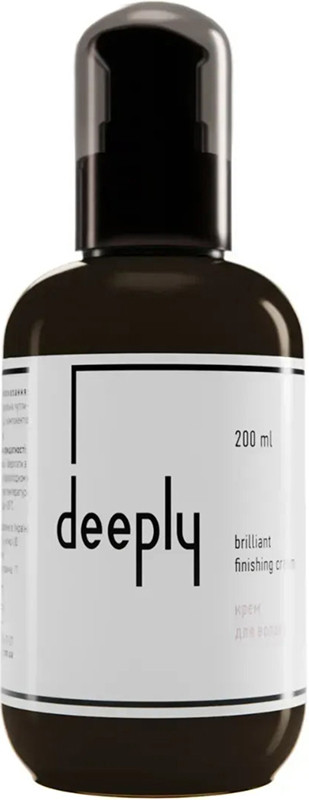 Крем для волос Deeply Brilliant Finishing Cream Deeply, 200 мл