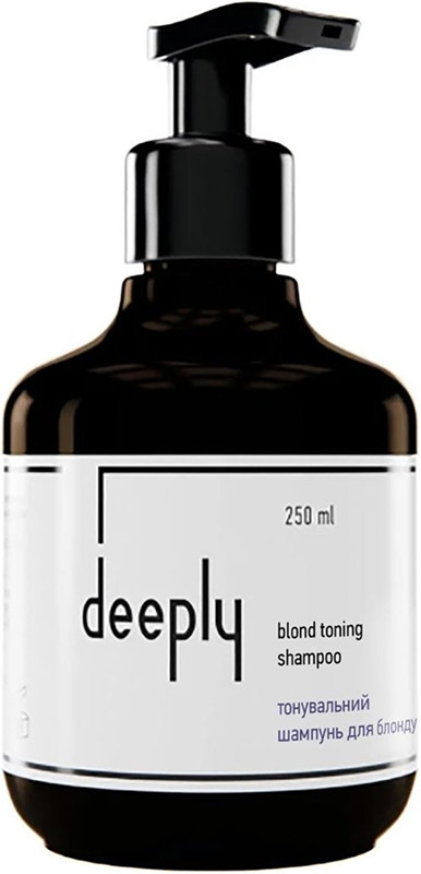 Шампунь для блонду тонувальний Blond Toning Shampoo Deeply, 250 мл