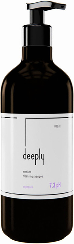 Шампунь для волосся середній Medium Cleansing Shampooй 7.3 pH Deeply, 1000 мл