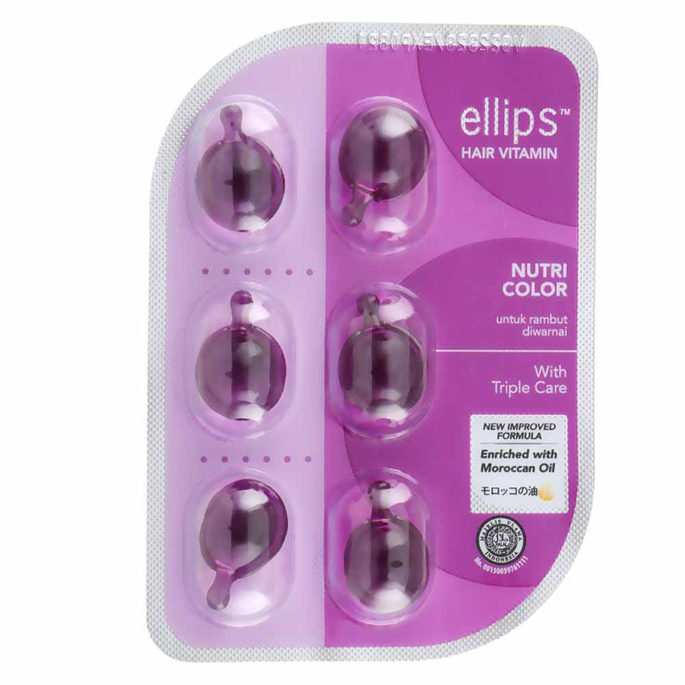 Витамины для окрашеных волос Сияние цвета Ellipse, 6х1 мл