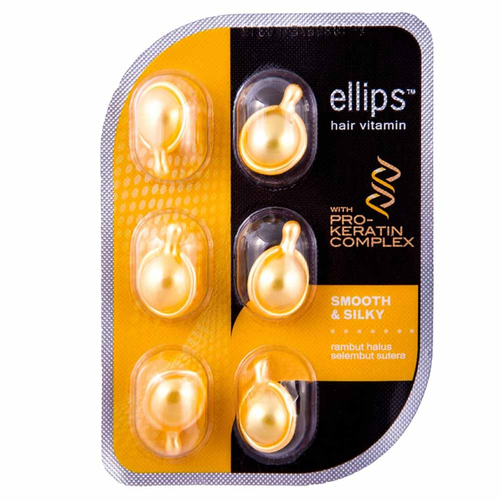 Витамины для волос Безупречный шелк Pro-Keratin Ellipse, 6x1 мл