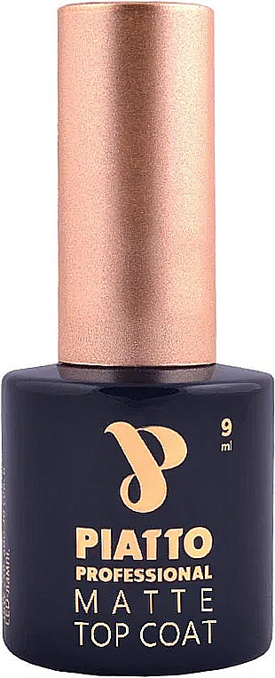 Фінішне матове покриття без липкого шару Matte Piatto, 9 мл