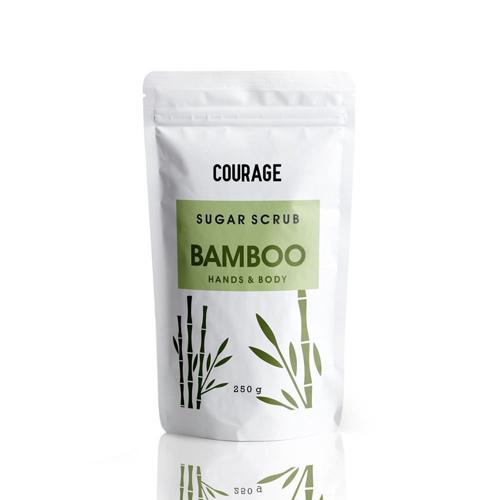 Цукровий скраб для тіла Green bamboo Courage, 250 гр