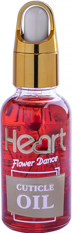 Масло цветочное для кутикул Lady Red (Красное) Heart, 30 мл