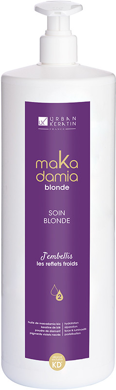 Кондиціонер для світлого натурального та фарбованого волосся Makadamia Urban Keratin, 1000 мл