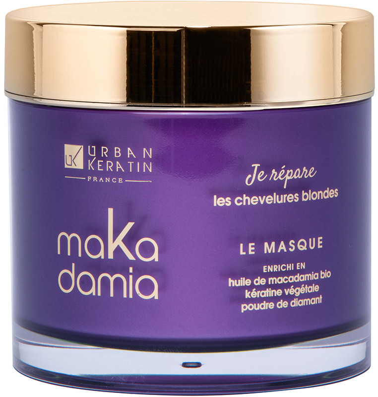 Маска для светлых натуральных и окрашенных волос Makadamia Urban Keratin, 200 мл