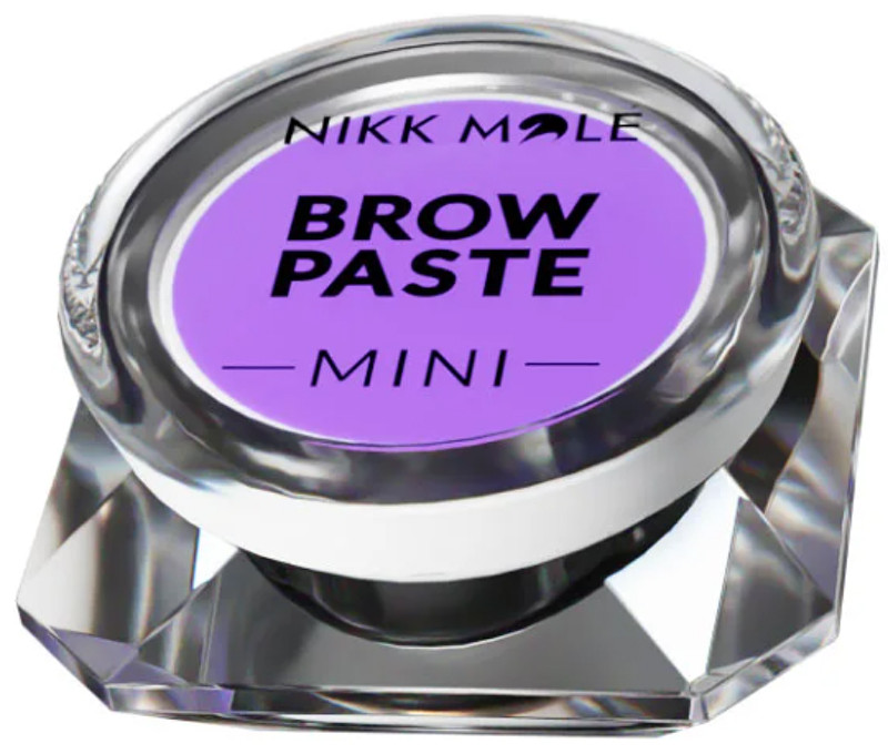 Паста для бровей фиолетовая Brow Paste Mini Purple Nikk Mole, 3.5 г