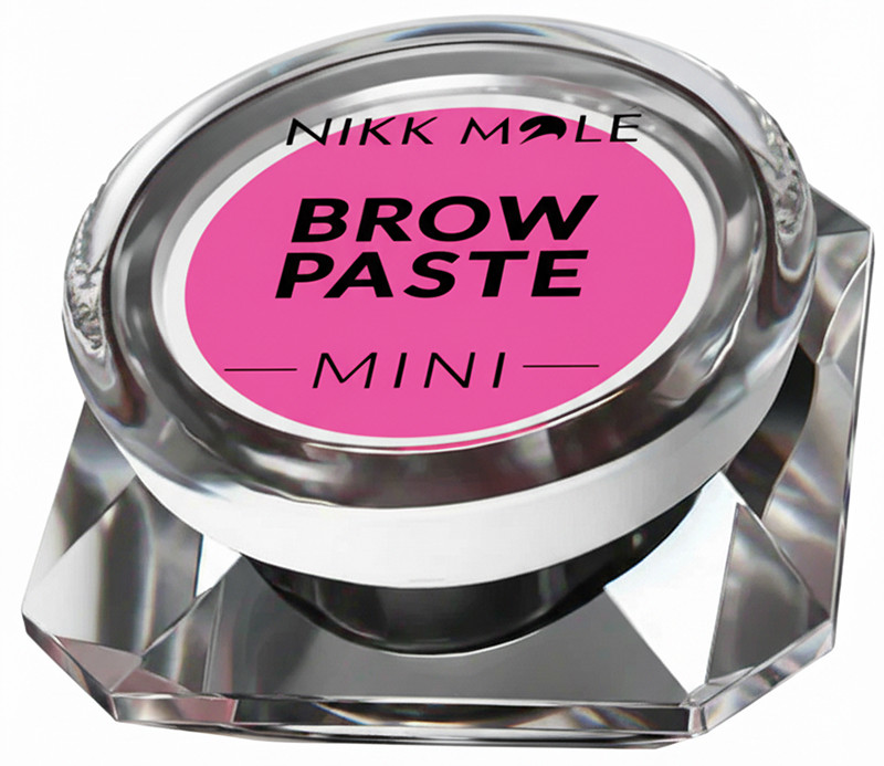 Паста для бровей неоново-розовая Brow Paste Pink Nikk Mole, 15 г