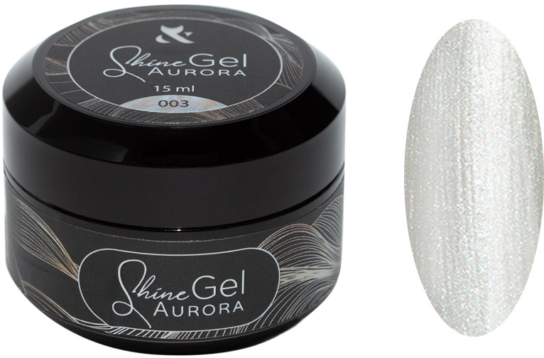 Гель для укріплення натуральних нігтів Shine Gel Aurora №003 F.O.X, 15 мл