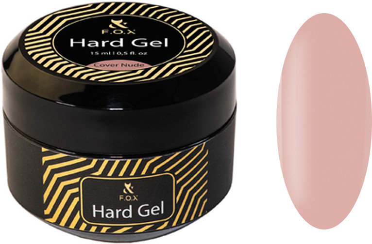 Строительный гель жидкий Hard gel Cover Nude F.O.X, 15 мл
