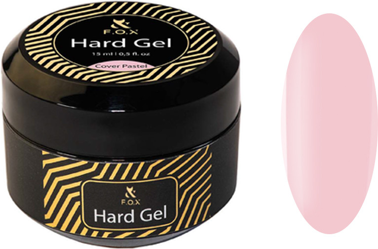 Будівельний гель рідкий Hard gel Cover Pastel F.O.X, 15 мл