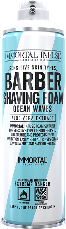 Піна для гоління для чутливої шкіри Infuse Sea Breeze Foam Immortal, 500 мл