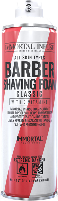 Пена для бритья классическая Infuse Classic Shaving Foam Immortal, 500 мл