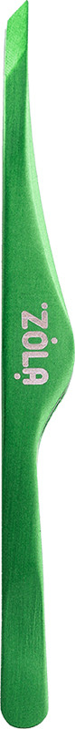 Пинцет для бровей скошенный GREEN TM ZOLA