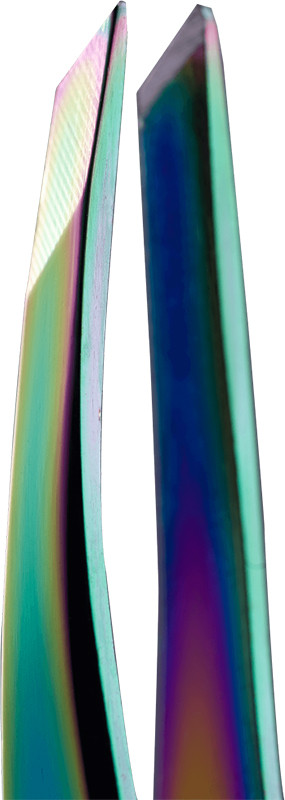 Пінцет для брів скошений RAINBOW TM ZOLA  Фото 2 