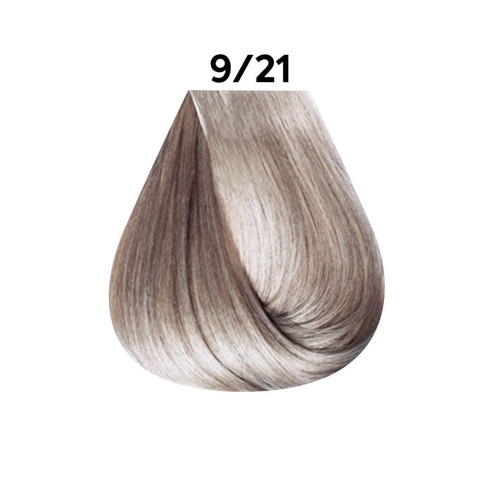 Краска для волос 9.21 блондин очень светлый пепельный фиолетовый Keratin Color  Фото 2 