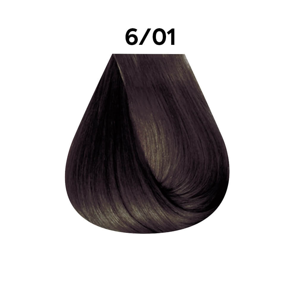 Краска для волос 6.01 блондин темно-пепельный Keratin Color  Фото 2 