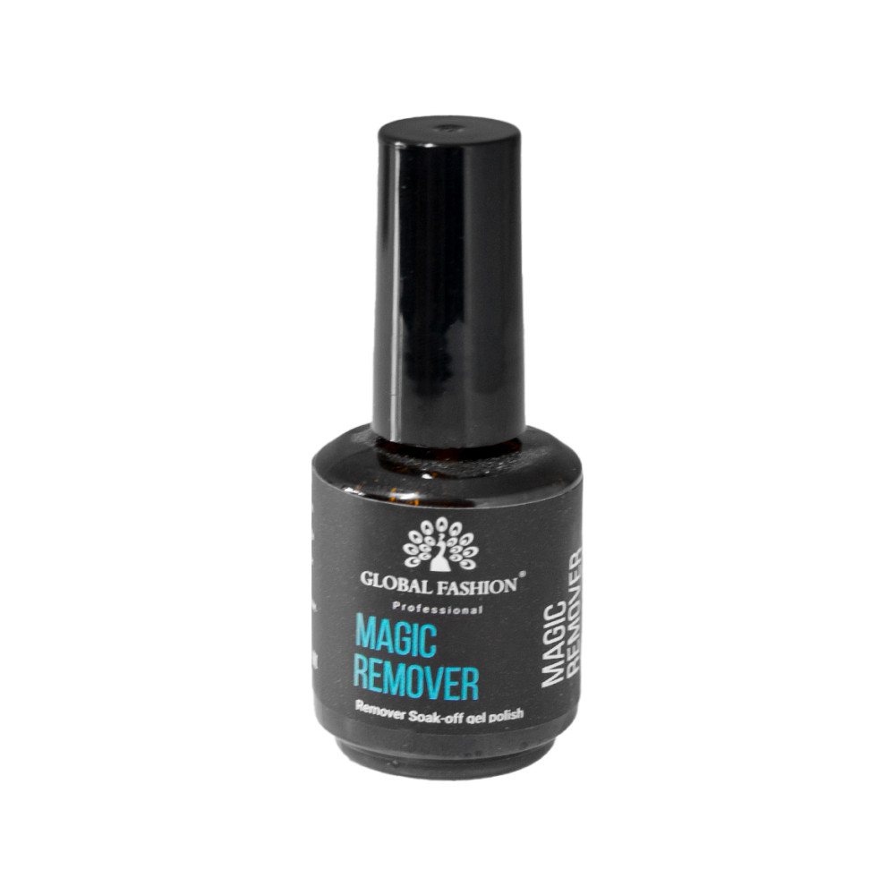 Жидкость для снятия гель лака Magic Remover Global Fashion, 15 мл