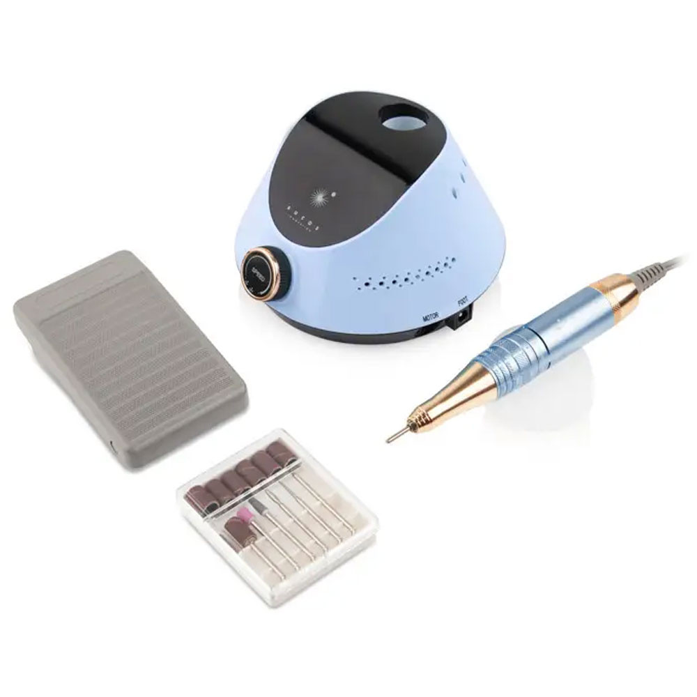 Фрезер для маникюра BUCOS Nail Drill X2 PRO BLUE OCEAN (65W/35000 об.) на beauty-prof.com Фото 5 Фрезер для маникюра BUCOS Nail Drill X2 PRO BLUE OCEAN (65W/35000 об.) Фото 5