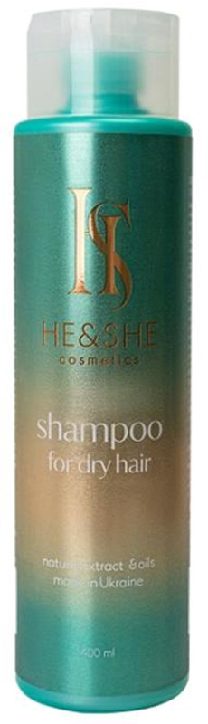 Шампунь для сухих волос He&She Cosmetics, 400 мл