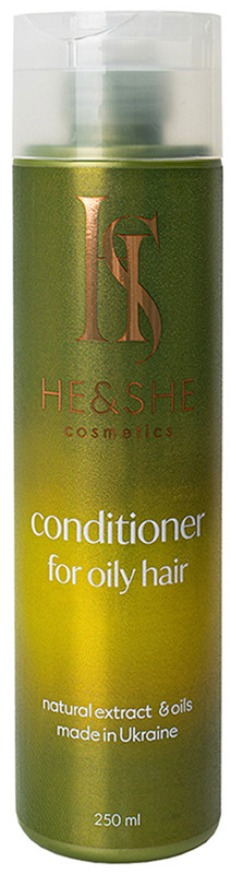 Кондиціонер для жирного волосся He&She Cosmetics, 250 мл