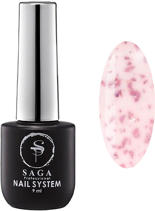 База для гель-лака с поталлью Leaf Base №13 SAGA professional, 9 мл