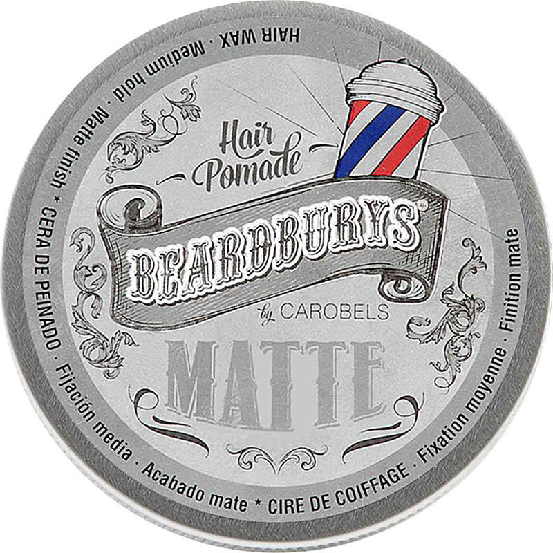 Помада MATTE для волос с матовым эффектом BEARDBURYS, 100 мл 