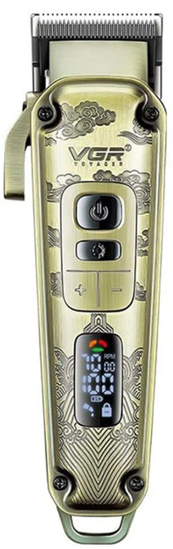 Машинка для стрижки акумуляторна (8 насадок) Clipper V-005 VGR  Фото 2 