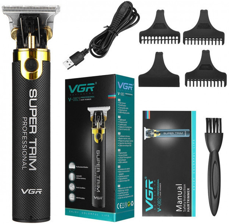 Тример для стрижки (3 насадки) V-082 Professional VGR  Фото 2 